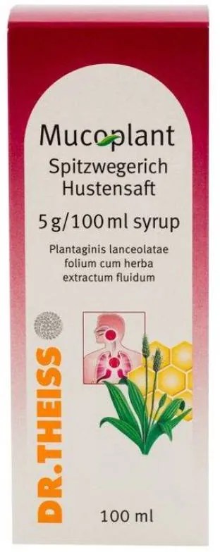 Сироп за кашлица Natur Produkt Mucoplant Dr-Theiss, Теснолист живовлек, 250 мл