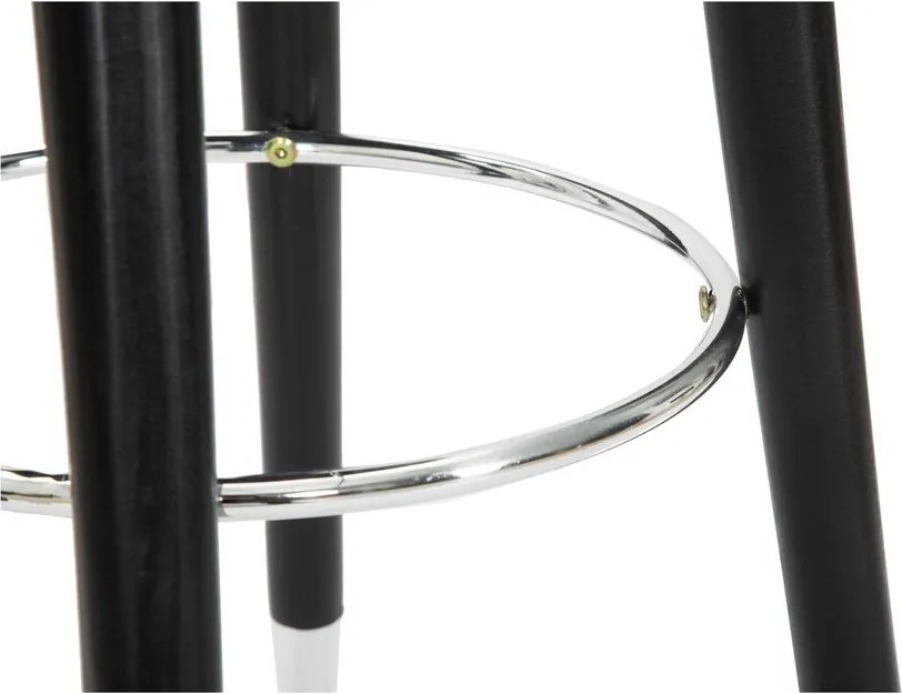 Сив тапициран бар стол (височина на седалката 74 cm) Paris – Mauro Ferretti