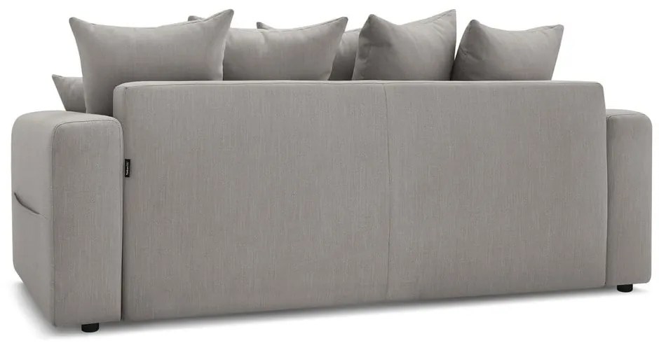 Светлосив разтегателен диван Envy - Bobochic Paris