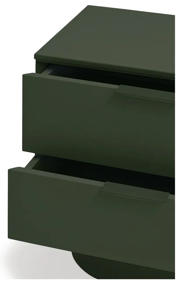 Зелено нощно шкафче Totem – Teulat