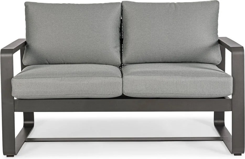 Сив алуминиев градински диван Merrigan – Bizzotto