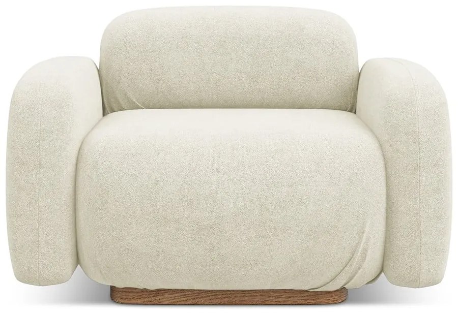 Кремав модул за диван от букле Ailani – Makamii