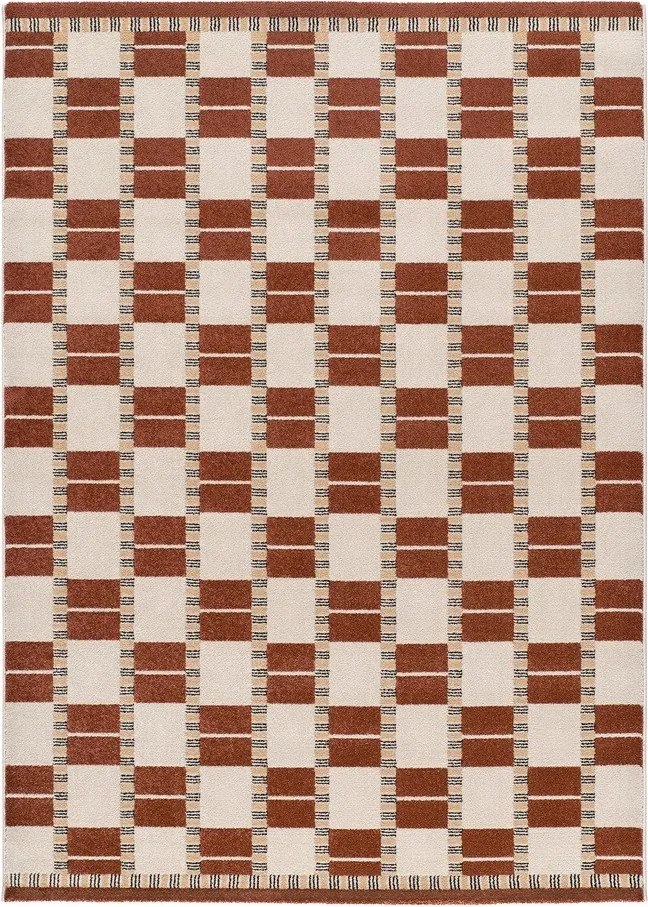 Бежов/теракотен килим 133x190 cm Astra – Universal