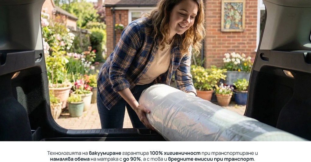 Матрак Pocket Natura от Sleepy 22 см