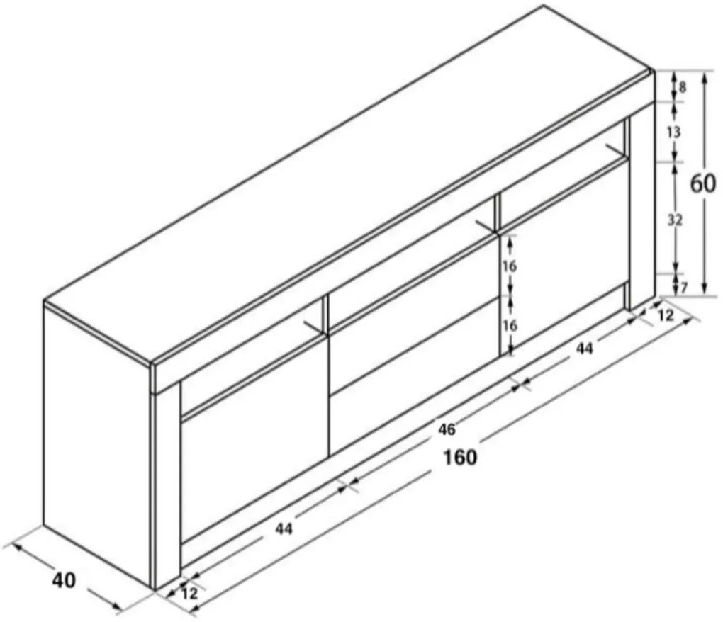 ТВ шкаф Spotlight long