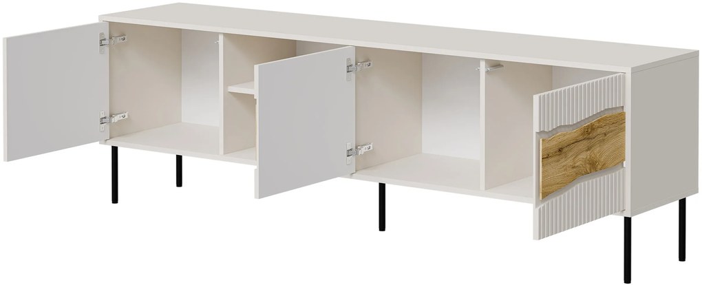 ТВ шкаф Inserto 190 3D1W-Черно