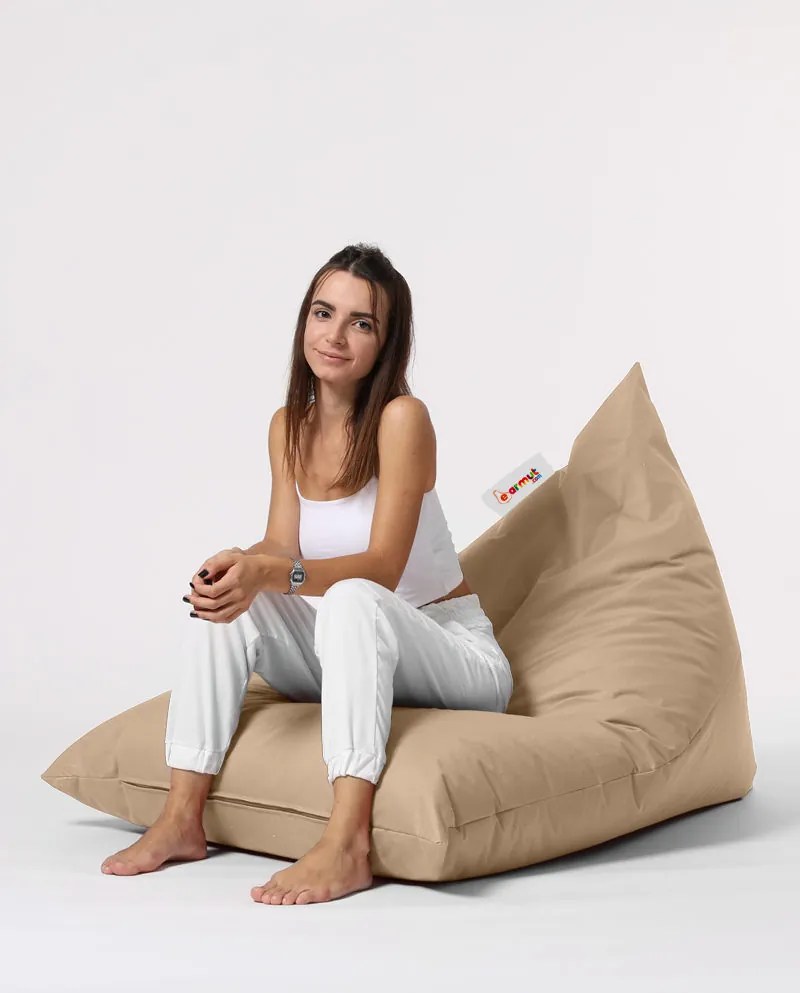Градински пуф Pyramid Big Bed Pouf, цвят Норка