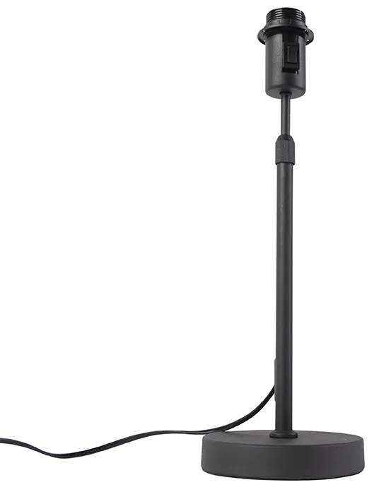 Модерна настолна лампа черна регулируема - Parte