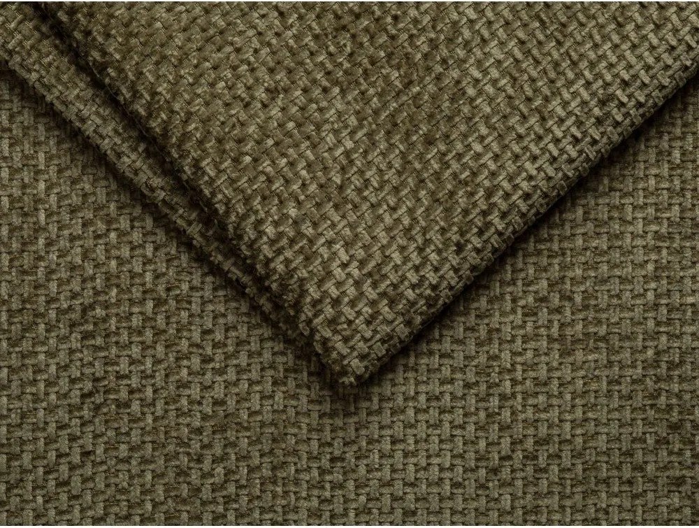 Зелено двойно легло 200x200 cm тапицирано без табла Whale – Micadoni