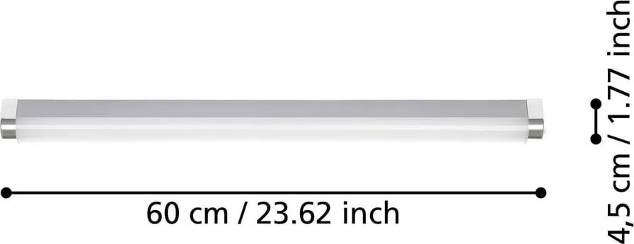 LED стенна лампа в сребрист цвят TRAGACETE 1 – EGLO