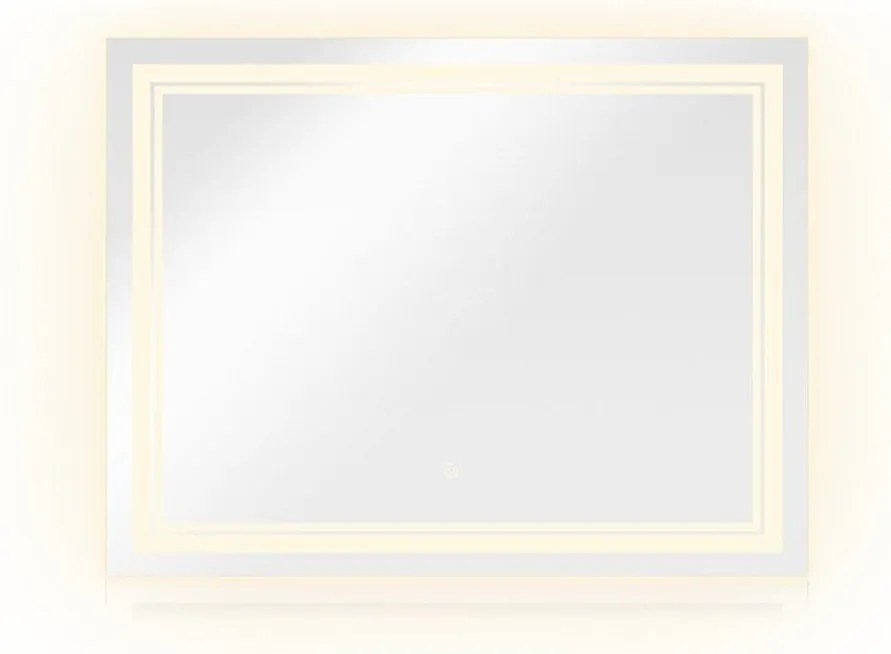 Стенно огледало със светлина 90x70 cm Zenith – Bonami Essentials