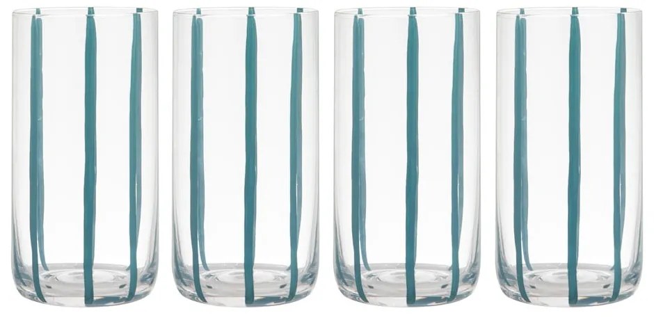 Стъклени чаши в комплект от 4 бр. 450 ml Stripe – Ladelle