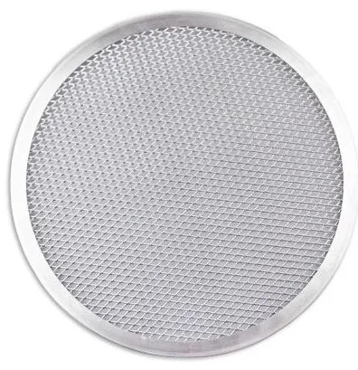 Horecano - Алуминиева кръгла перфорирана тава за пица ф40см (232092)