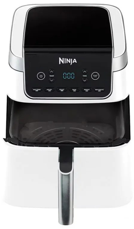 Фритюрник с горещ въздух Ninja Max Pro AF180EUWH, 2000W, 6.2 л, 1.2 кг, 40-240C, 6 програми, Бял