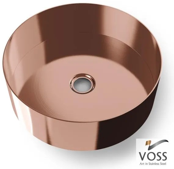 Мивка Milo Voss-Gold - brushed-Diameter 40 cm