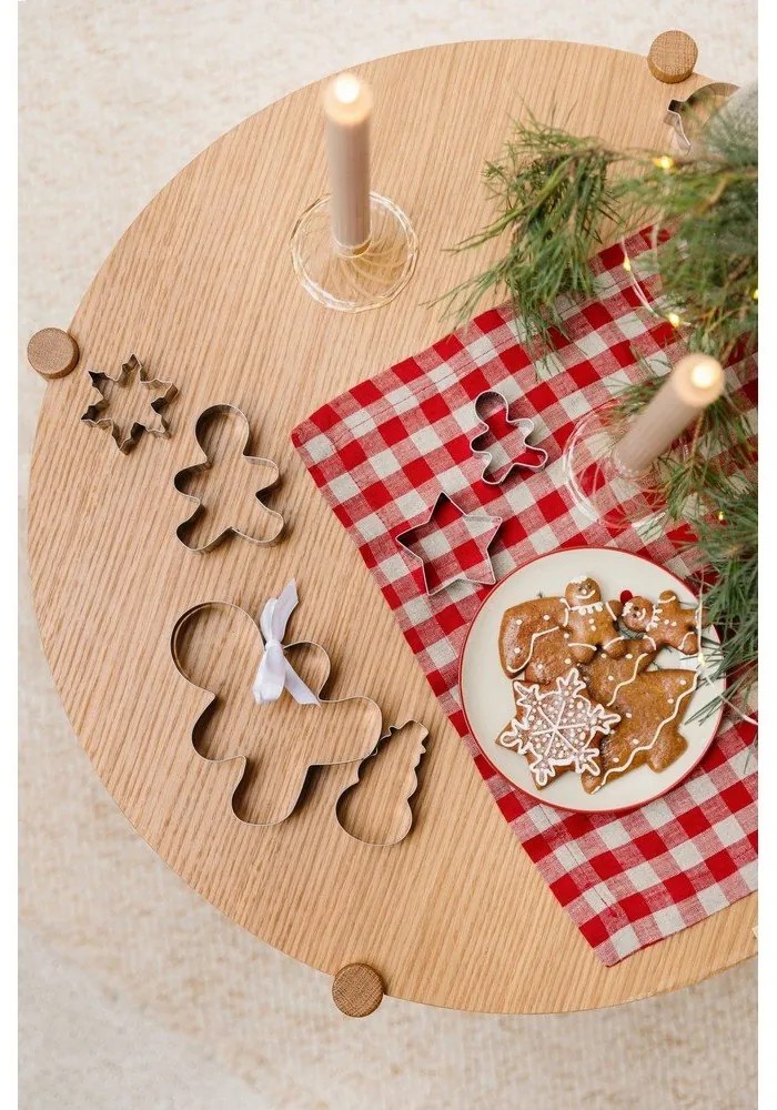 Текстилна подложка за хранене 35x45 cm Red Gingham – Linen Tales