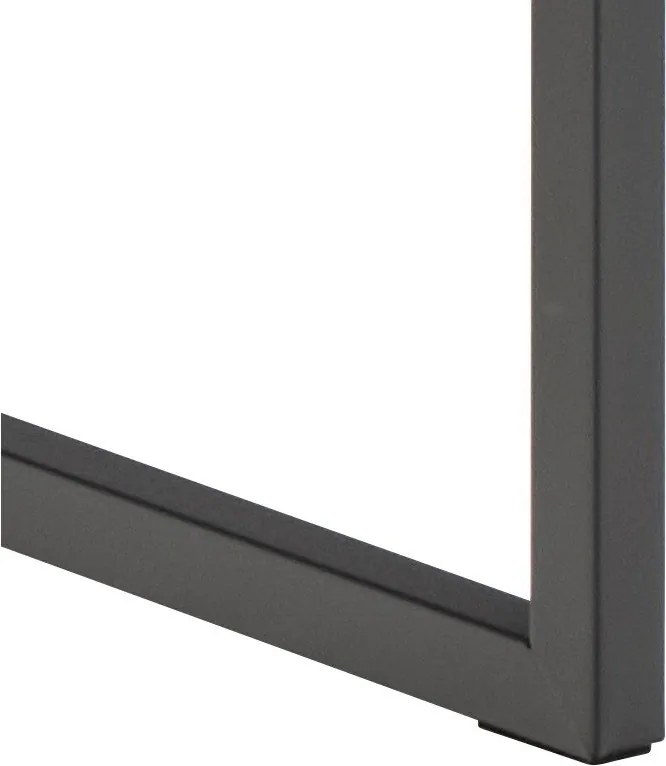 Черна конзолна маса от декор от ясен 40x140 cm Darlington – Actona