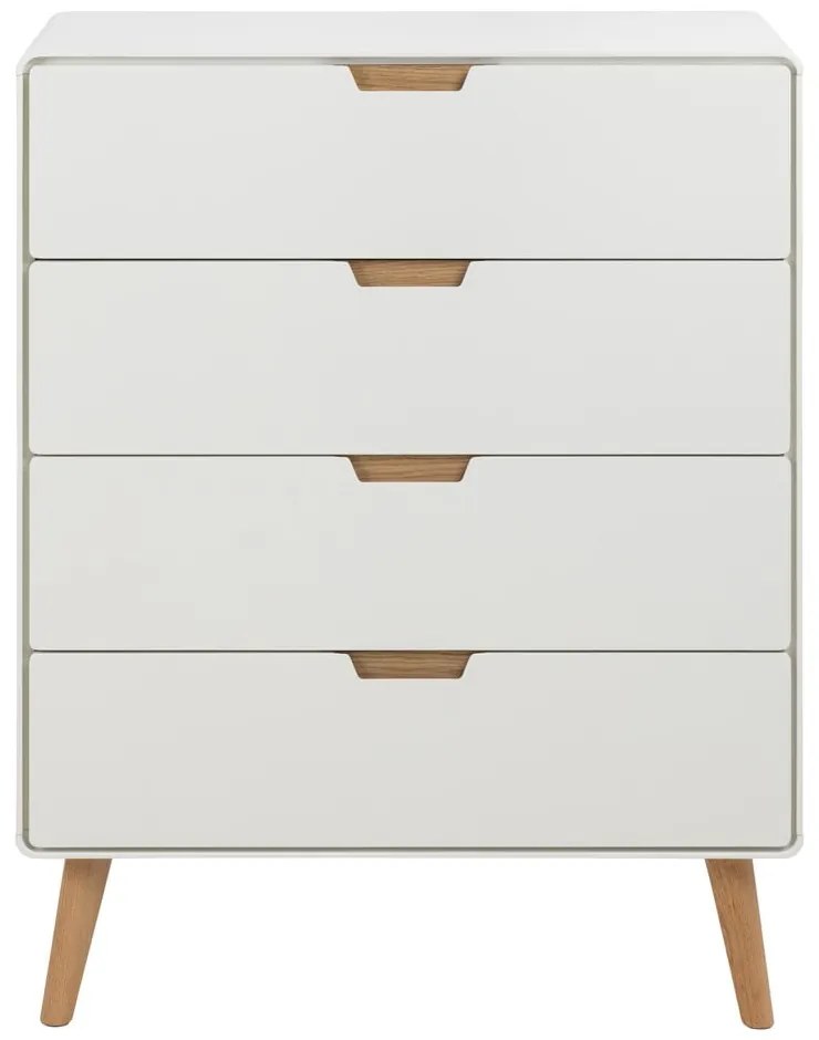 Бял скрин 80x100x40 cm Lowell – Actona