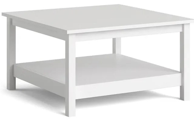 Бяла масичка за кафе 81x81 cm Madrid - Tvilum