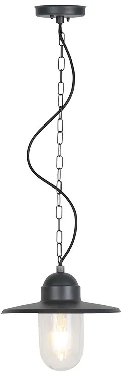 Интелигентен висящ аплик за външен монтаж антрацит IP44 с Wi-Fi ST64 - Kansas Graphite