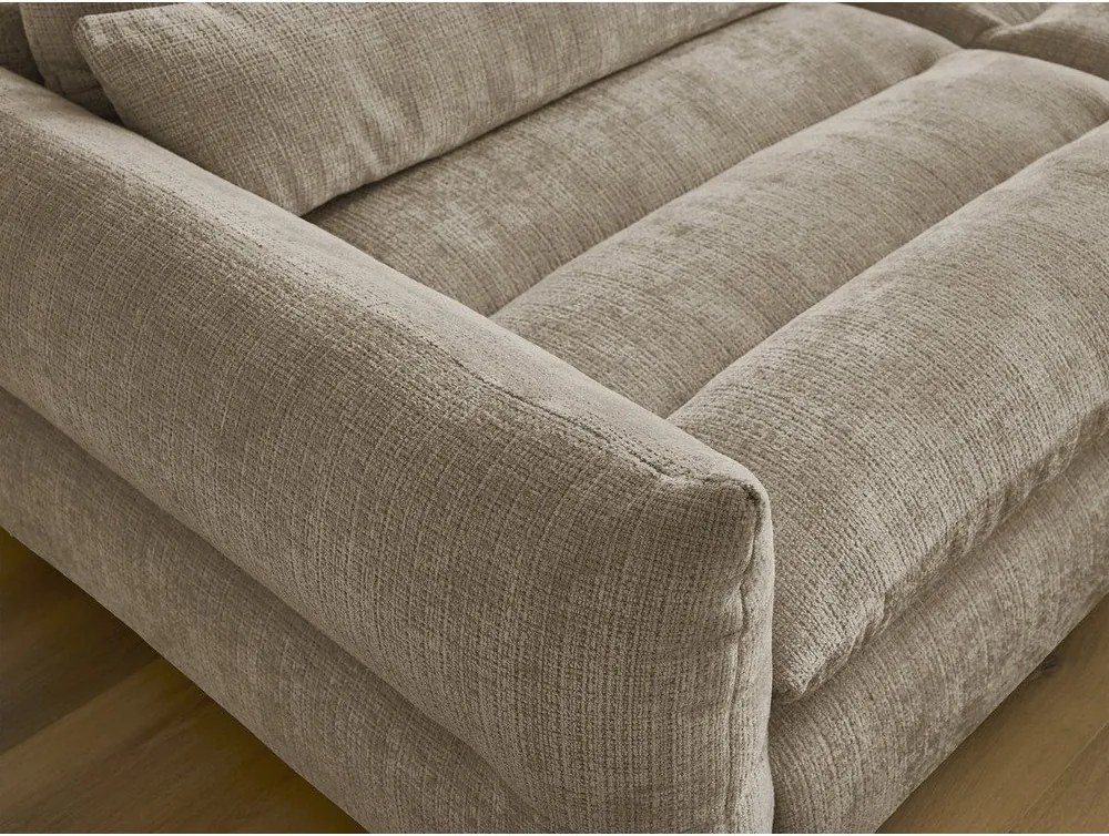 Бежов шенилов диван 276 cm Neil – Bobochic Paris