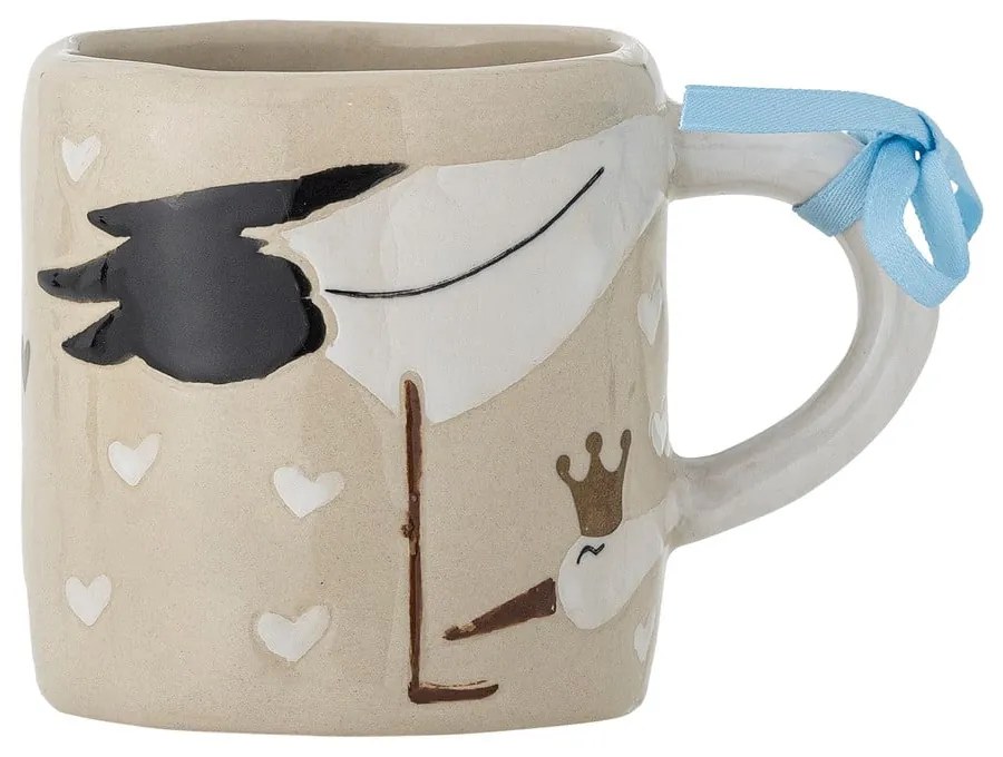 Бежова керамична детска чаша 225 ml Bambino – Bloomingville Mini