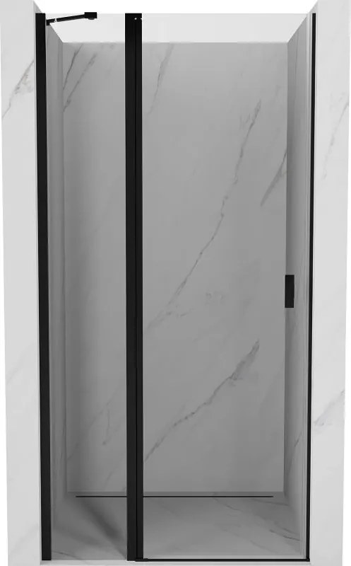 Mexen Mist врати за душ 95 см, прозрачни, черни - 8A4-095-000-70-00