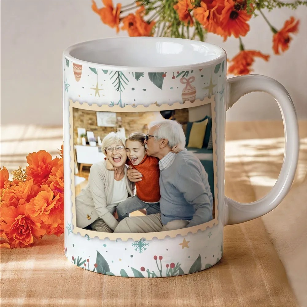 Коледна чаша - За най-добрия дядо с име