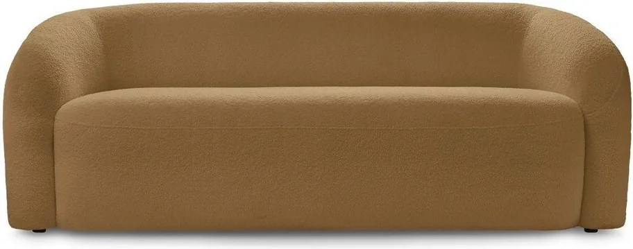 Диван от прежда с примки от букле в цвят горчица 193 cm Elina – Bobochic Paris