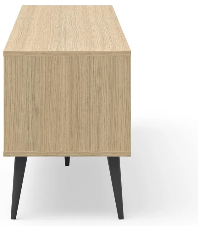 Масичка за телевизор с дъбов декор в естествен цвят 150x54 cm Lake - TemaHome