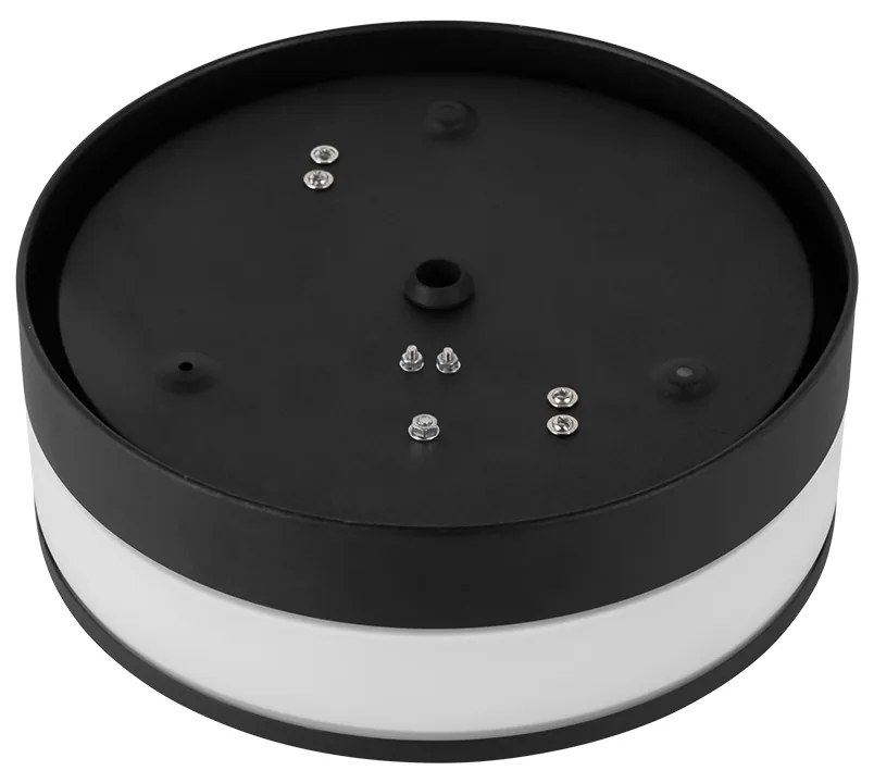 Модерна външна таванна лампа черна 23 см IP44 - Flavi