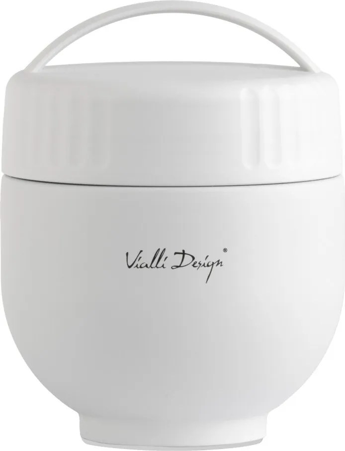 Бял термос за храна от неръждаема стомана 680 ml Fuori – Vialli Design