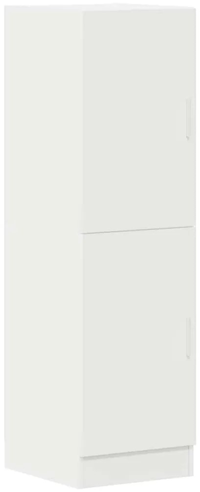 860112 vidaXL Кухненски шкаф, бял, 38x41,5x131,5 см, инженерно дърво
