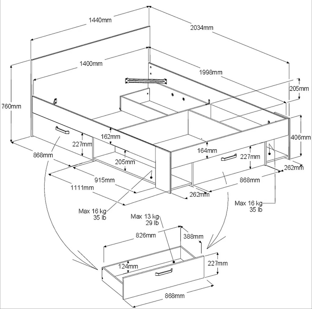 Легло Chilly-Leuko-140 x 200