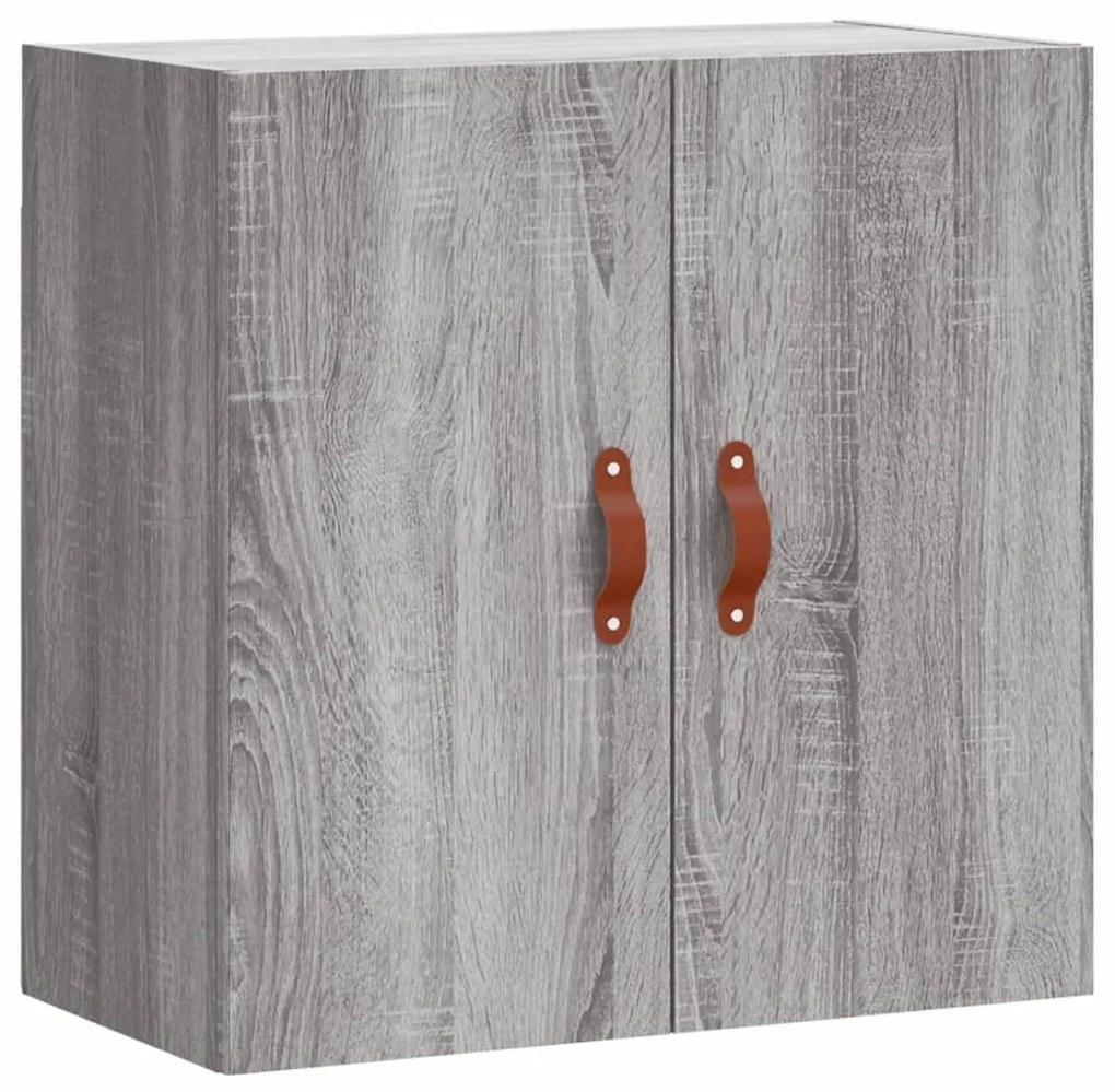 829946 vidaXL Стенен шкаф, сив сонома, 60x31x60 см, инженерно дърво