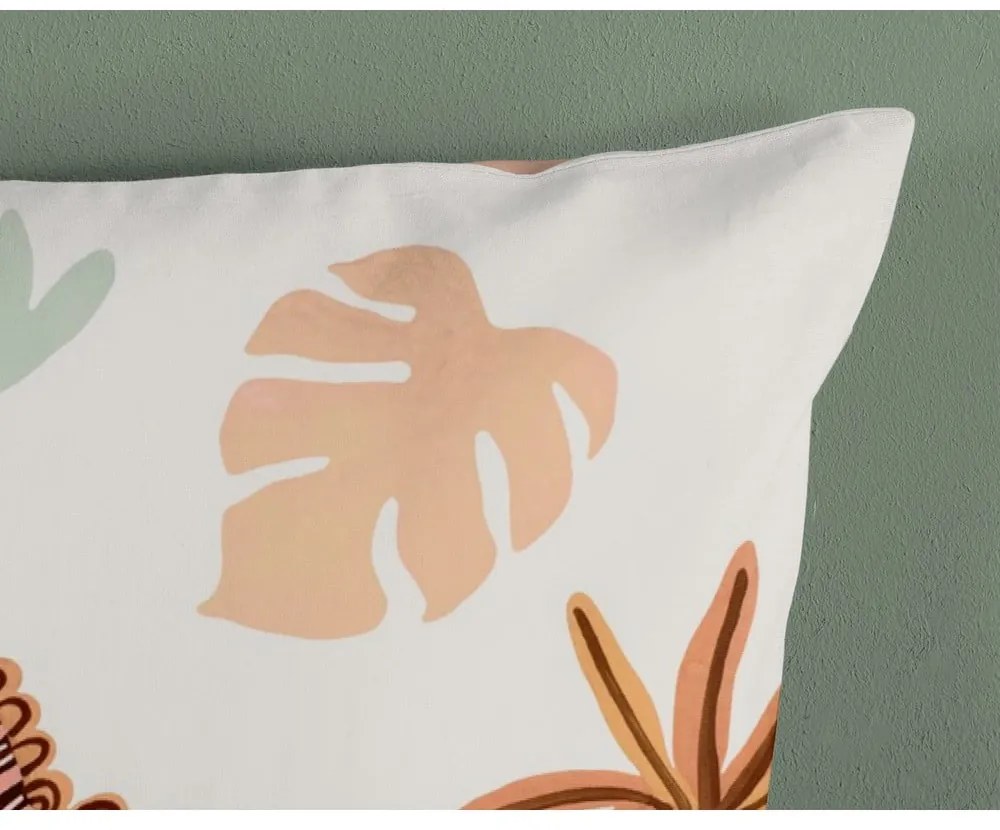 Кафяво-бежово памучно детско спално бельо за детско креватче 100x135 cm Dino – Good Morning