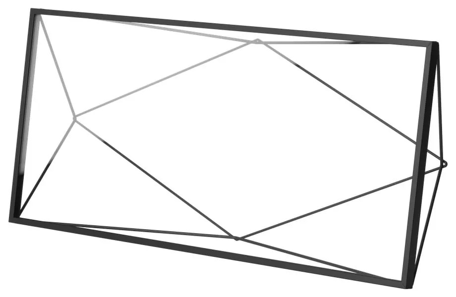 Черна метална стояща/висяща рамка 48x23 cm Prisma – Umbra