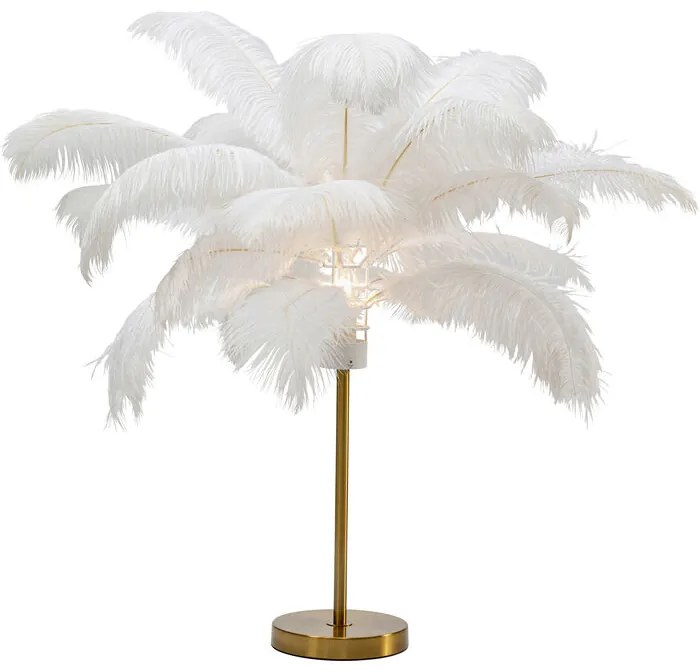 Арт.53745 Настолна лампа Feather Palm White 60cm