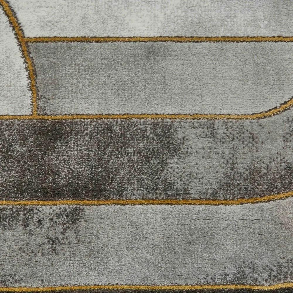 Сив/златист килим 220x160 cm Craft - Think Rugs