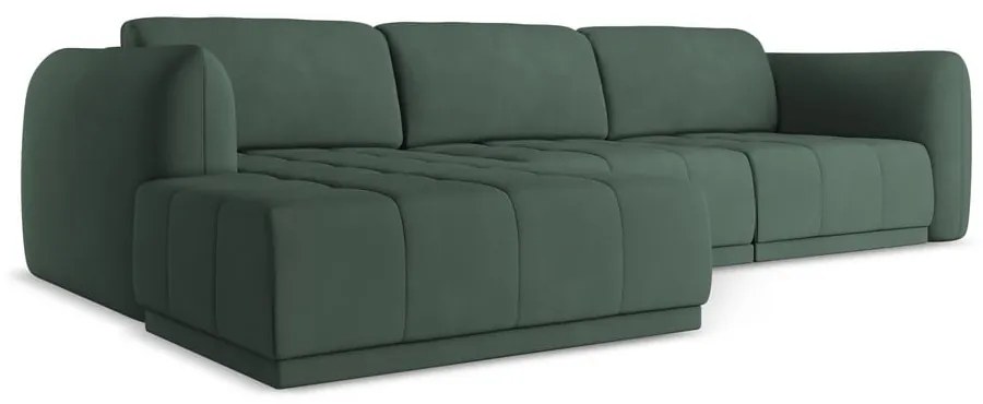 Зелен ъглов диван (ляв ъгъл) Hoku – Makamii