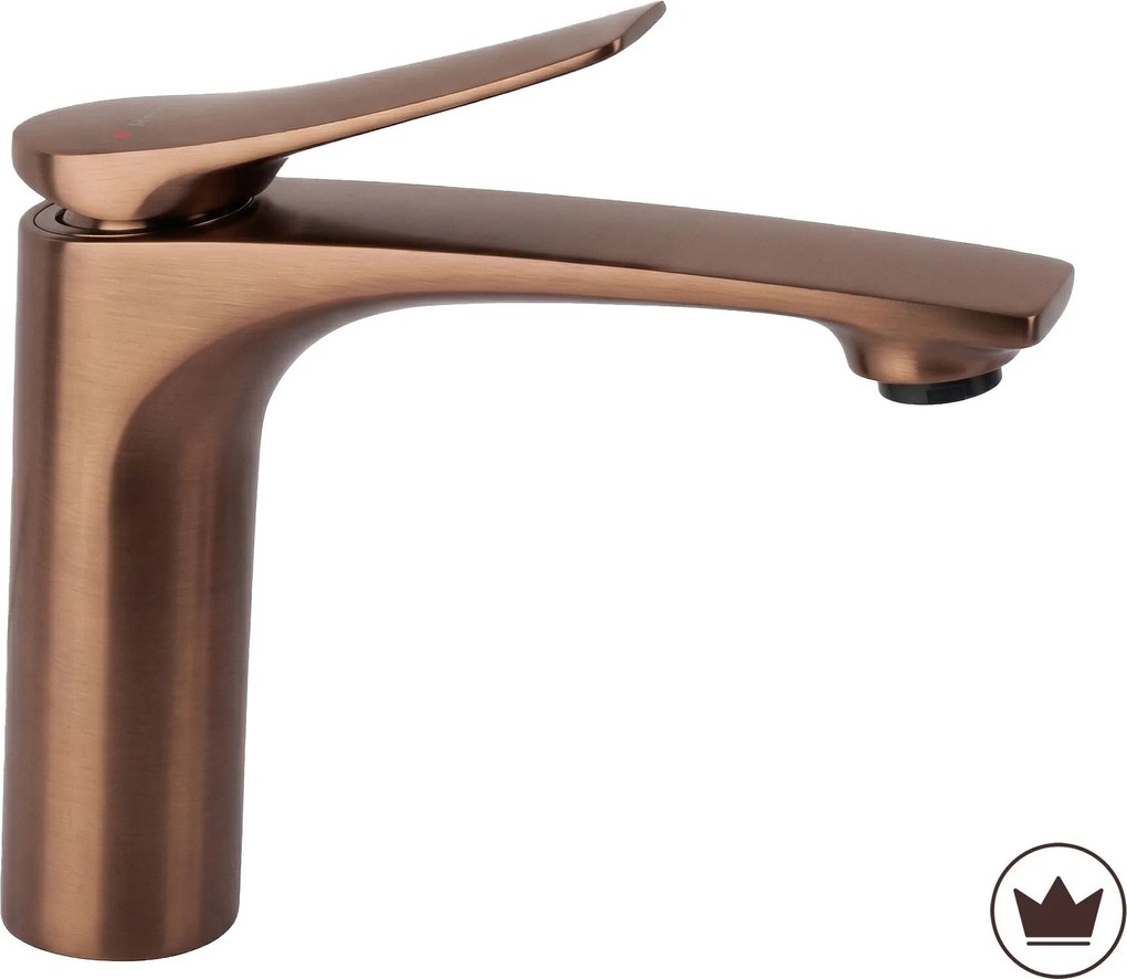 Смесител за мивка PREMIUM REA Vision Copper Brush Low