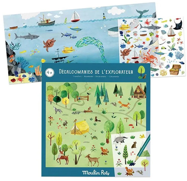 Moulin Roty - Креативен комплект дива природа 712429