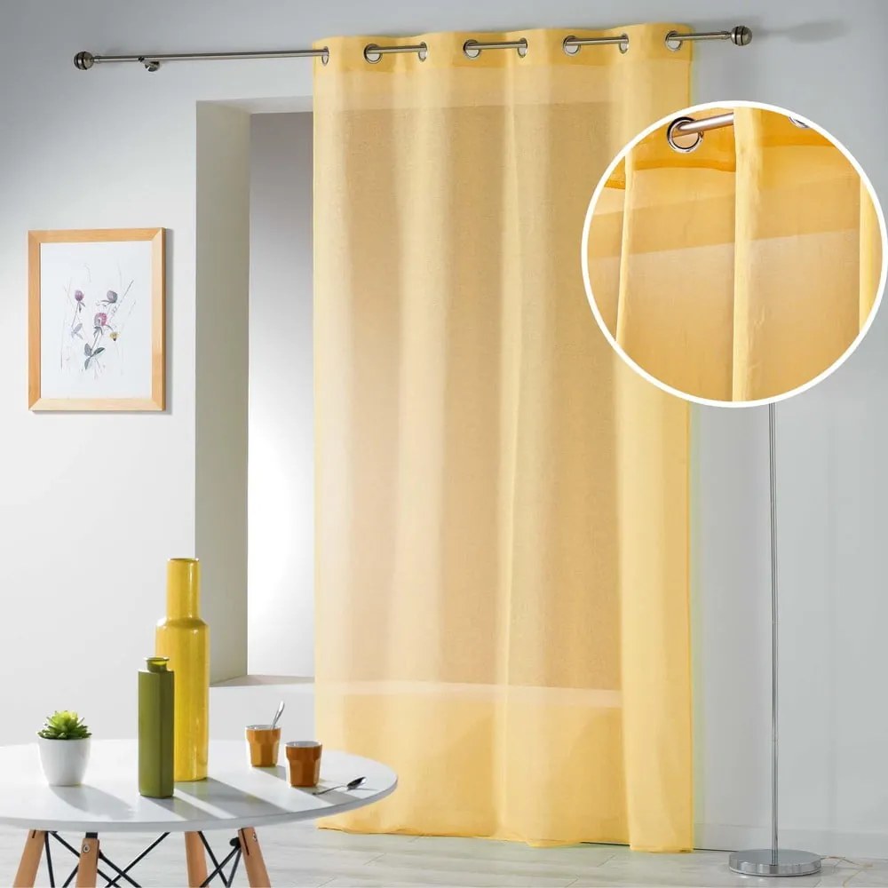 Жълта завеса 140x280 cm Telma – douceur d'intérieur