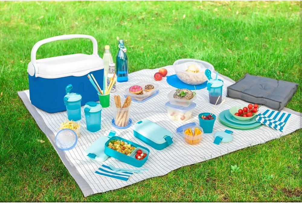 Кутия за храна с прибори Lunch & Go - Curver