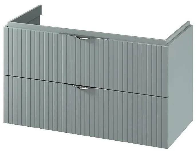 Cersanit S1015-012 - Висящ шкаф за баня под мивка TIRSO 100x45 cm в цвят мента