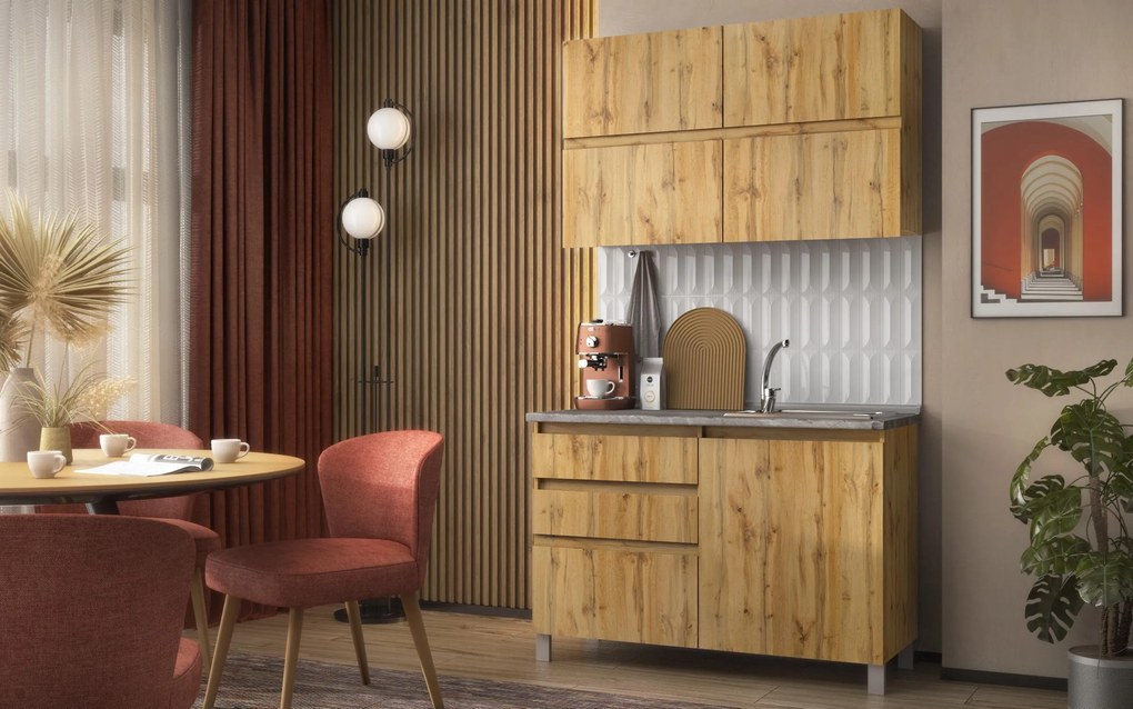 Кухня с включен термоплот Стиви