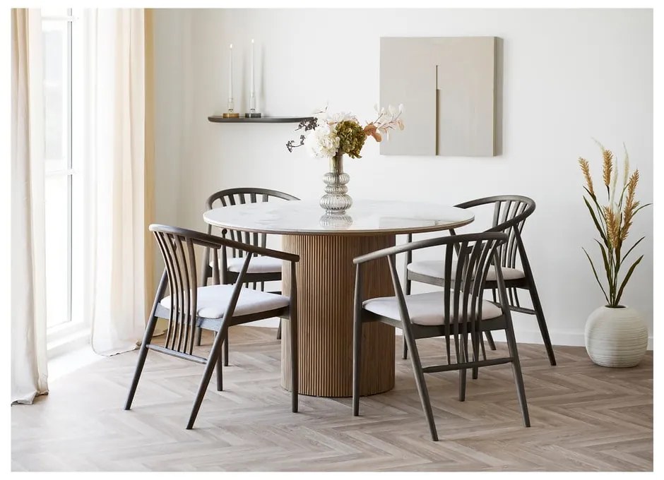 Кафяво-сив стенен рафт 57 cm Botta – House Nordic