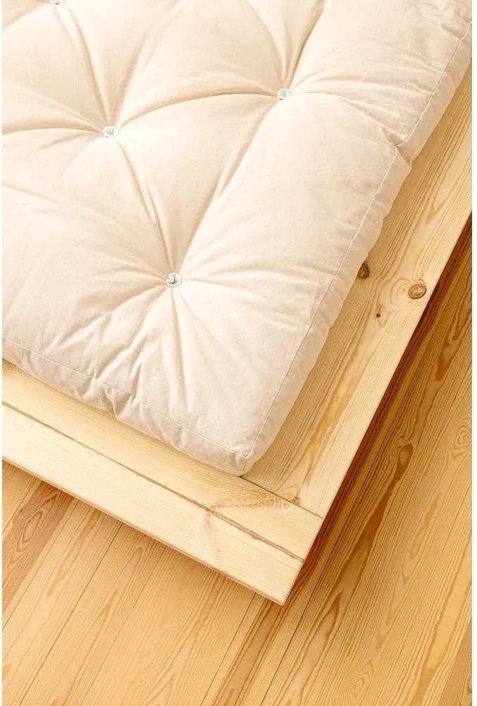 Бял изключително мек матрак футон 160x200 cm Double Latex - Karup Design