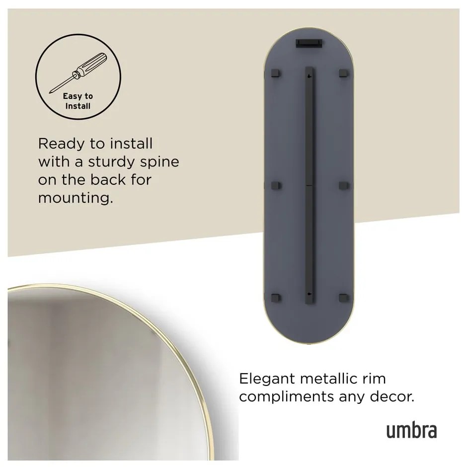 Стенно/стоящо огледало 46x157 cm Hubba – Umbra