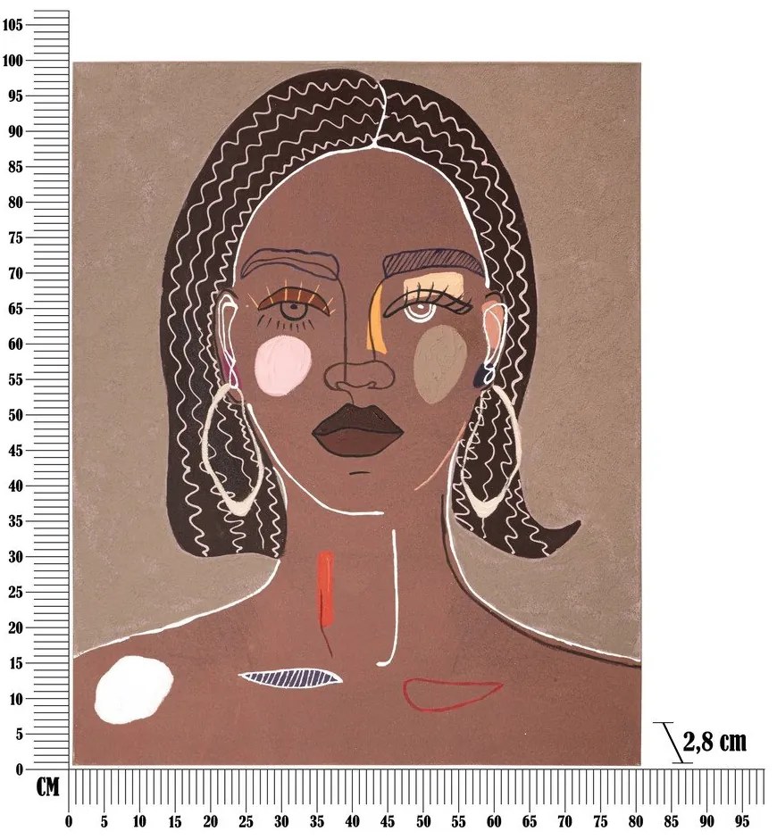 Живопис 80x100 cm Tribal - Mauro Ferretti